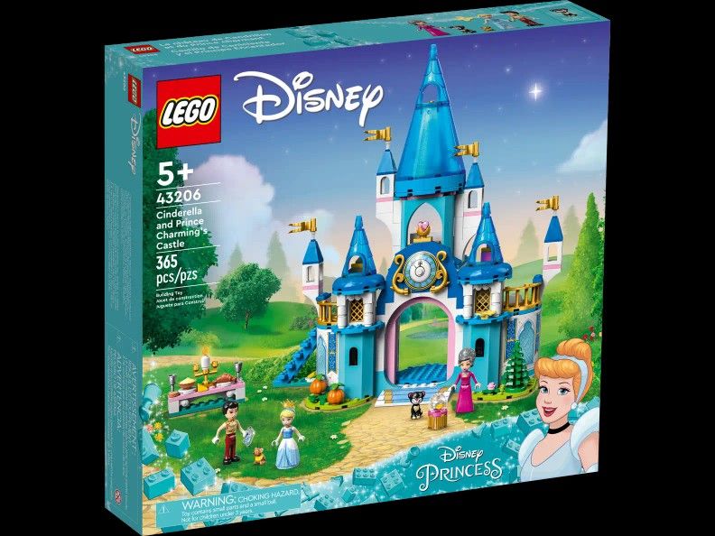 LEGOs NIB Disney Cinderella And Prince Charming's Castle Set 42308