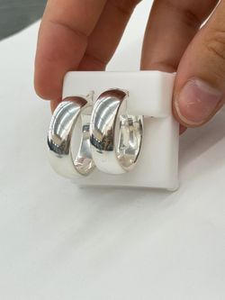 925 Sterling Silver Hoop Earring for Women