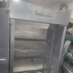 Attias Rotisserie Chicken Machine 7 Spits -GAS-Refurbished Holds 28-35 Chciken  