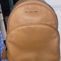 Michael Kors Medium Size Leather Backpack 