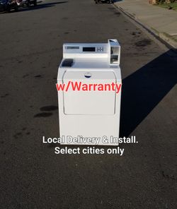 Clean Good Working Maytag Front Load Coin Operated Washer.  Local Delivery With Warranty 
