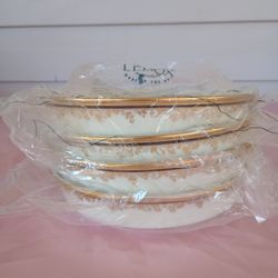 Discontinued Lenox Eclipse Coupe Soup Bowls Set Of 4 Brand New