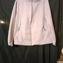 FLX Men's Comfort Fleece Full Zip Hoodie Oatmeal Heather .