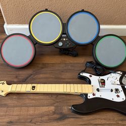 Xbox 360 Rockband Bundle Untested 