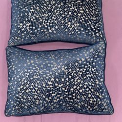 Blue Accent Sofa Or Bed Pillows, Almohadas Para Decorar