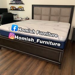 $699 Brand New Queen Bed Frame With Mattress (read description Below)