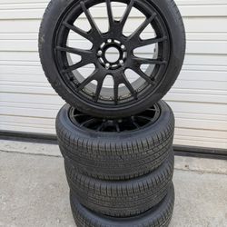 VW / Audi 5x112 Motegi MR118 Wheels + NEW Pirelli P Zero Tires – FITS PASSAT, GTI, A4, GLI, JETTA,