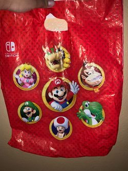Nintendo Switch Mario Plastic Bag Video Game