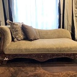Broyhill Chenille Chaise Lounge