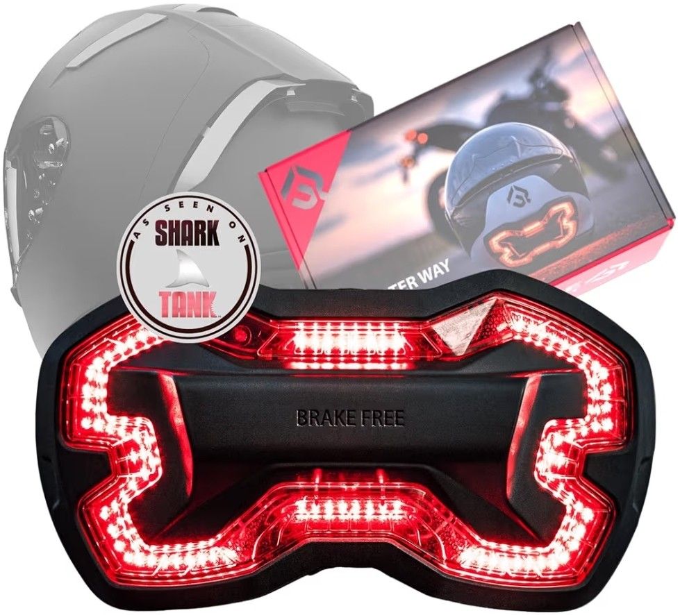 Brake Free Motorcycle Helmet Light