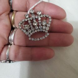 Vtg Crown Buckle 