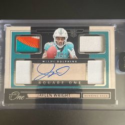 2024 Jaylen Wright 2024 Panini - One Football /99 RPA On Card