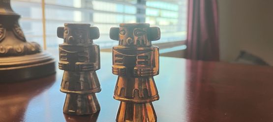 Post Kachina doll salt and pepper