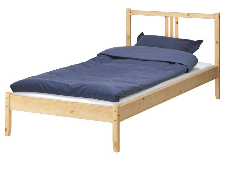 IKEA FJELLSE twin wood bed frame