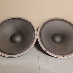 Pair of Vintage JBL 130A Signature 15" Woofers 16 ohm