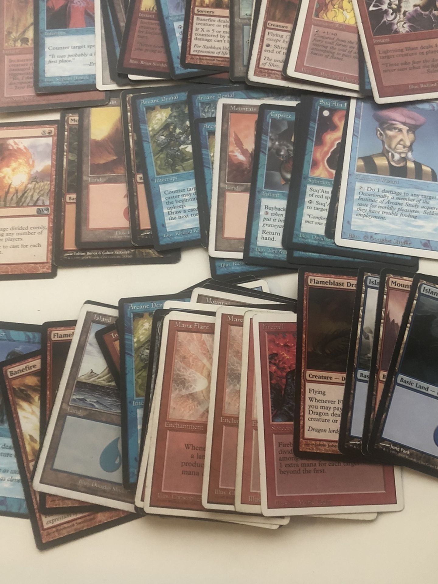 Magic The Gathering: Red/Blue Deck