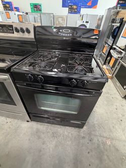 Maytag Black Gas Range Stove