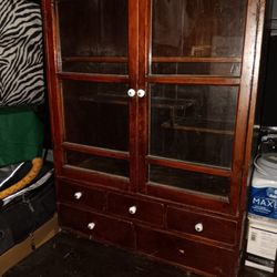 Antique Display/Mercantile Cabinet 