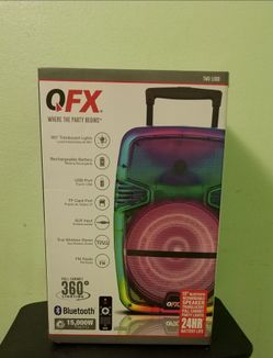 QFX TMS-1560 15" Bluetooth Party Speaker