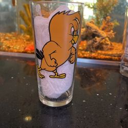 Vintage Henry Hawk Cartoon Glass