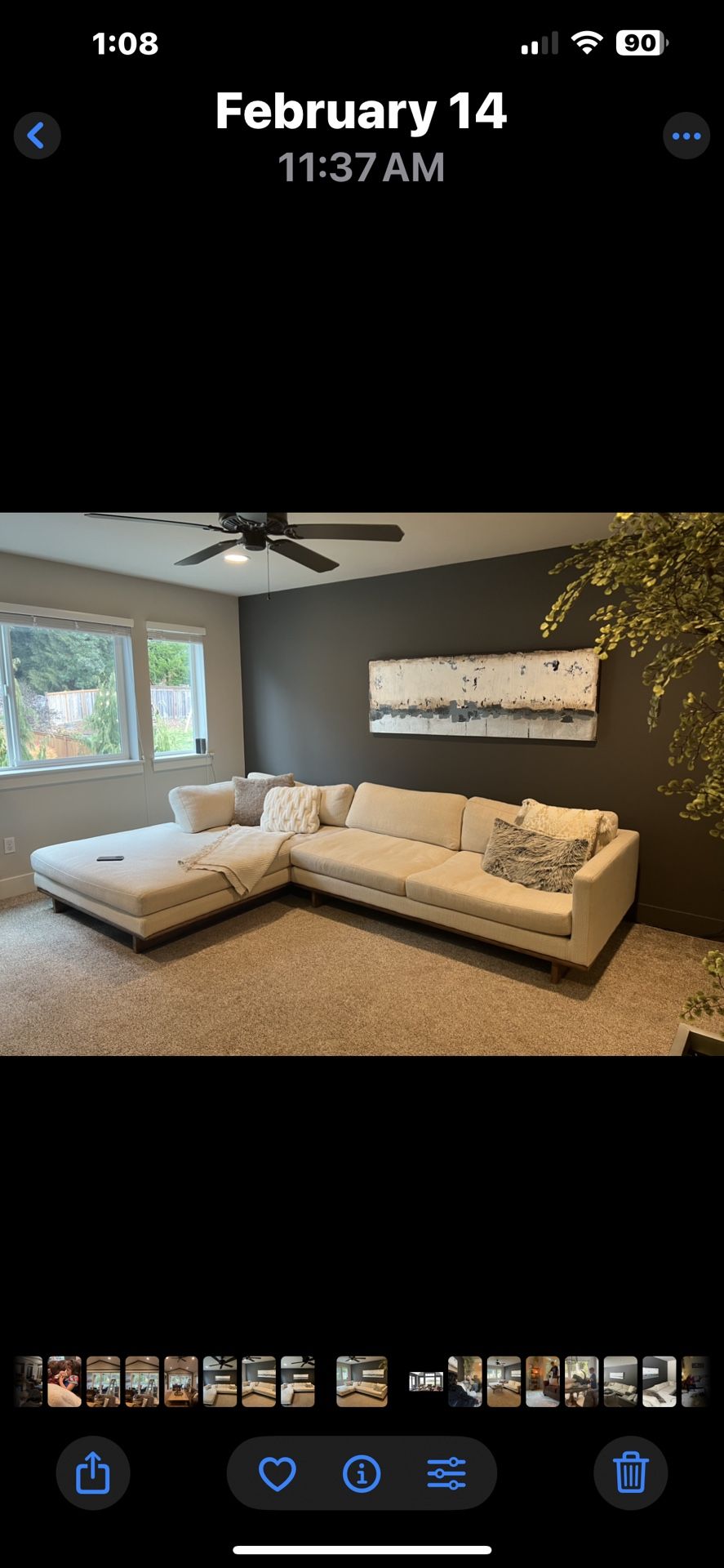 White Sectional Couch