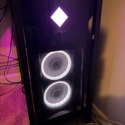 Selling HP OMEN - OMEN 4OL Gaming Desktop - AMD Ryzen 5 5600G - 16GB HyperX Memory - NVIDIA GeForce RTX 3060 Ti - 1TB SSD - Black