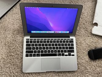 2015 Apple MacBook Air 11" i5 1.6GHz 4GB RAM 128GB SSD Silver A1465 #0120
