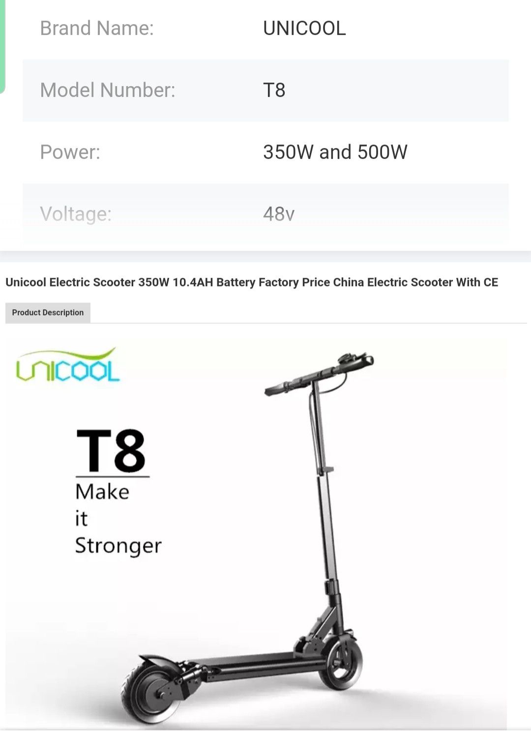 UNICOOL T8 ELECTRIC SCOOTER for in Queens, NY - OfferUp