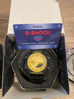 Casio G-shock black/gold