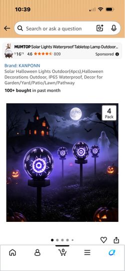 Solar Halloween lights