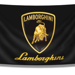 3x5 Lambo Flag Dorm Room Parties Indoor Or Outdoor