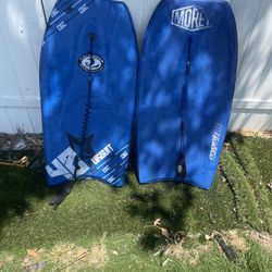 2 Beach Adult Boogie Boards With Leash 