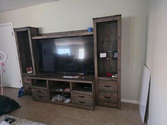 Wooden Entertainment Stand