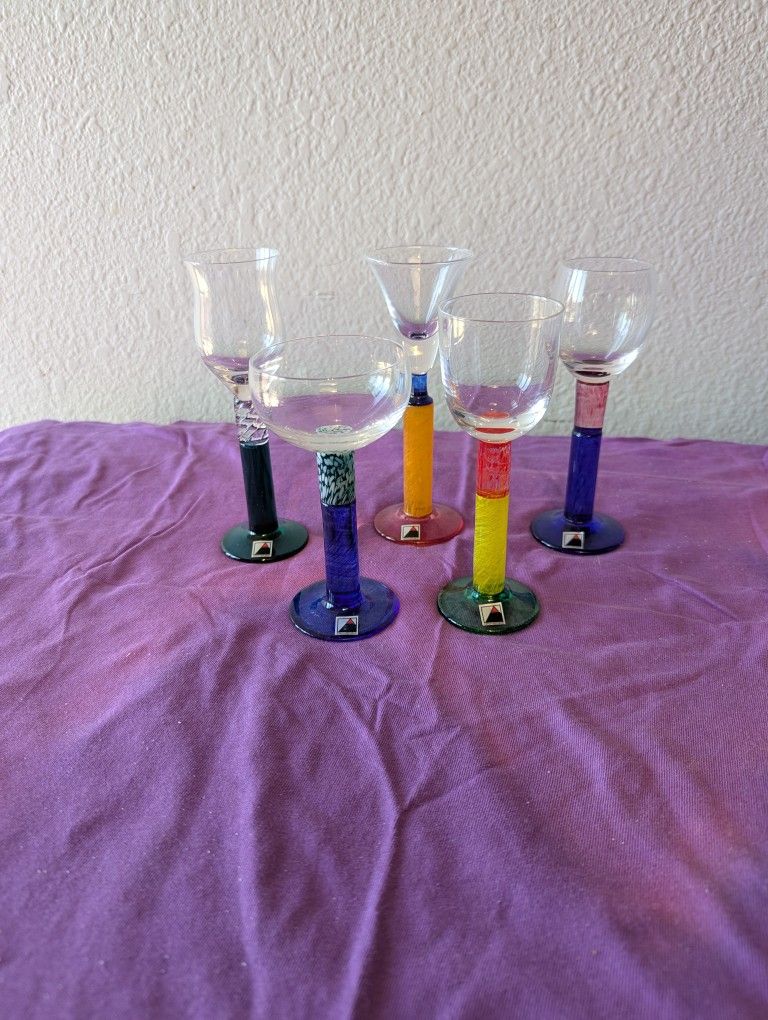 Cordials manufactured in Republic of Czech set of 5
