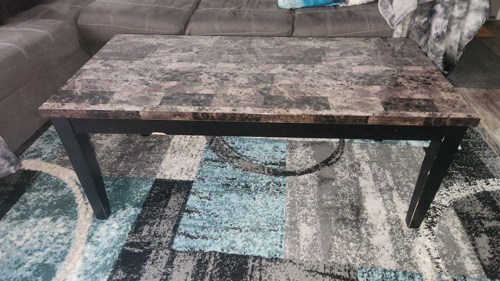 Black Marble Coffee Table