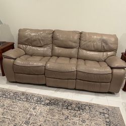Leather Sofa Set