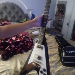 Flying V Electric Guitar 