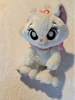 Lot of squishmallow and Disney stuffed animals White Cat Marie