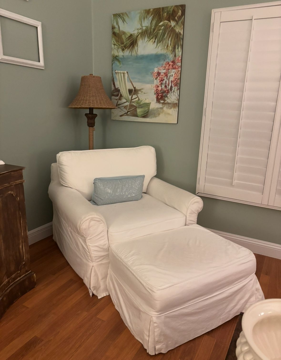 Sofa Chair And Ottoman