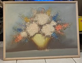 Framed painting