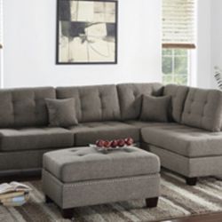 Gorgeous Coffee Colored Sectional Set
