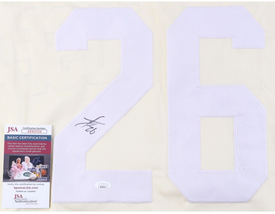 San Jose Sharks Jack Thompson Signed Jersey (JSA)