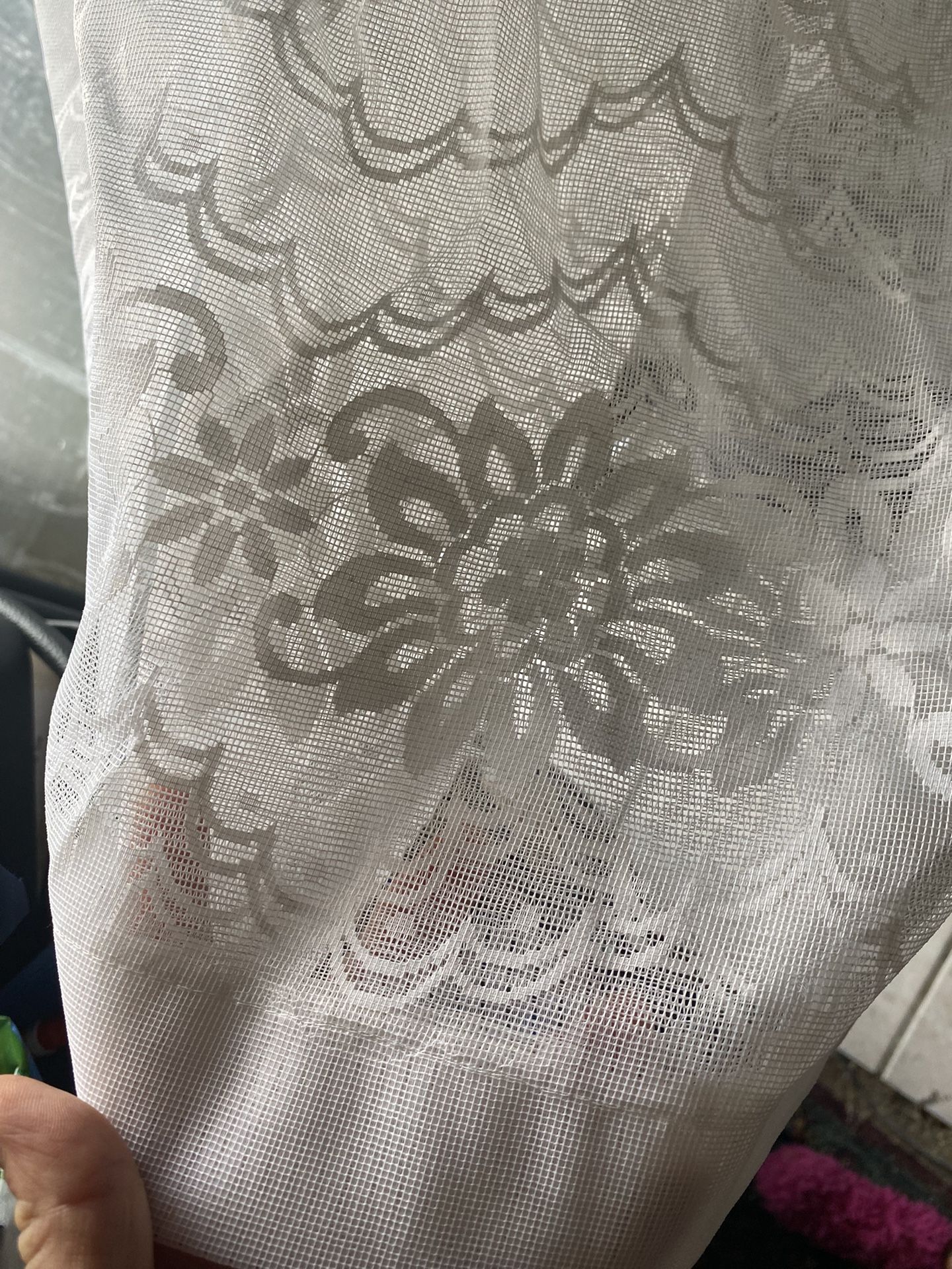 Antique Lace Curtains Vintage Boho