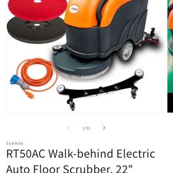 Janitorial Floor scrubber 