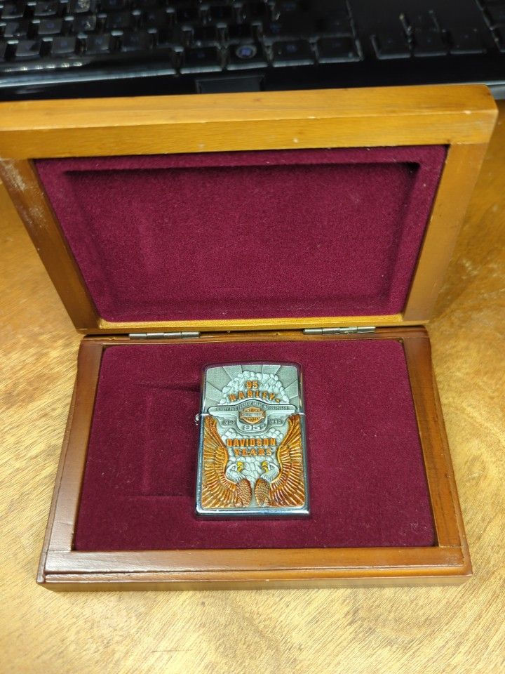 Harley Davidson 95 Anniversary Zippo 1998 Limited Edition Lighter
