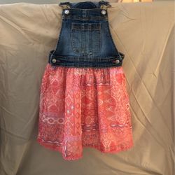 Girls Adorable Jean Dress Size 6 6x