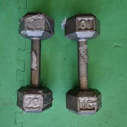 Dumbell Weights 10lb