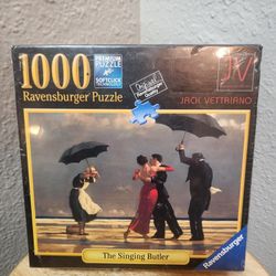 Sealed Ravensburger Jigsaw Puzzle -The Singing Butler (1000 pc)
