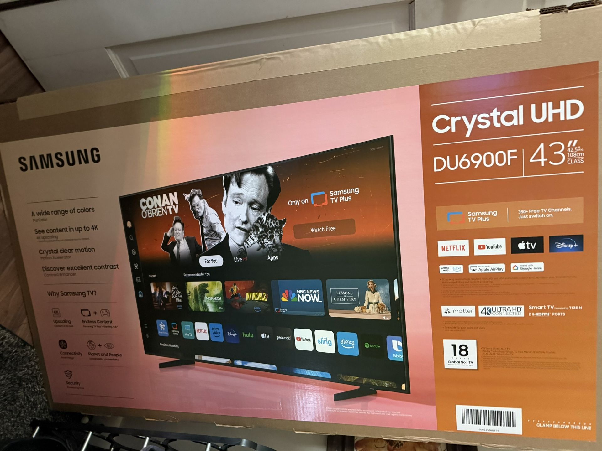 43 Inch Samsung Smart tv