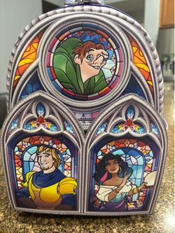 Loungefly Disney The Hunchback of Notre Dame Character Stained Windows